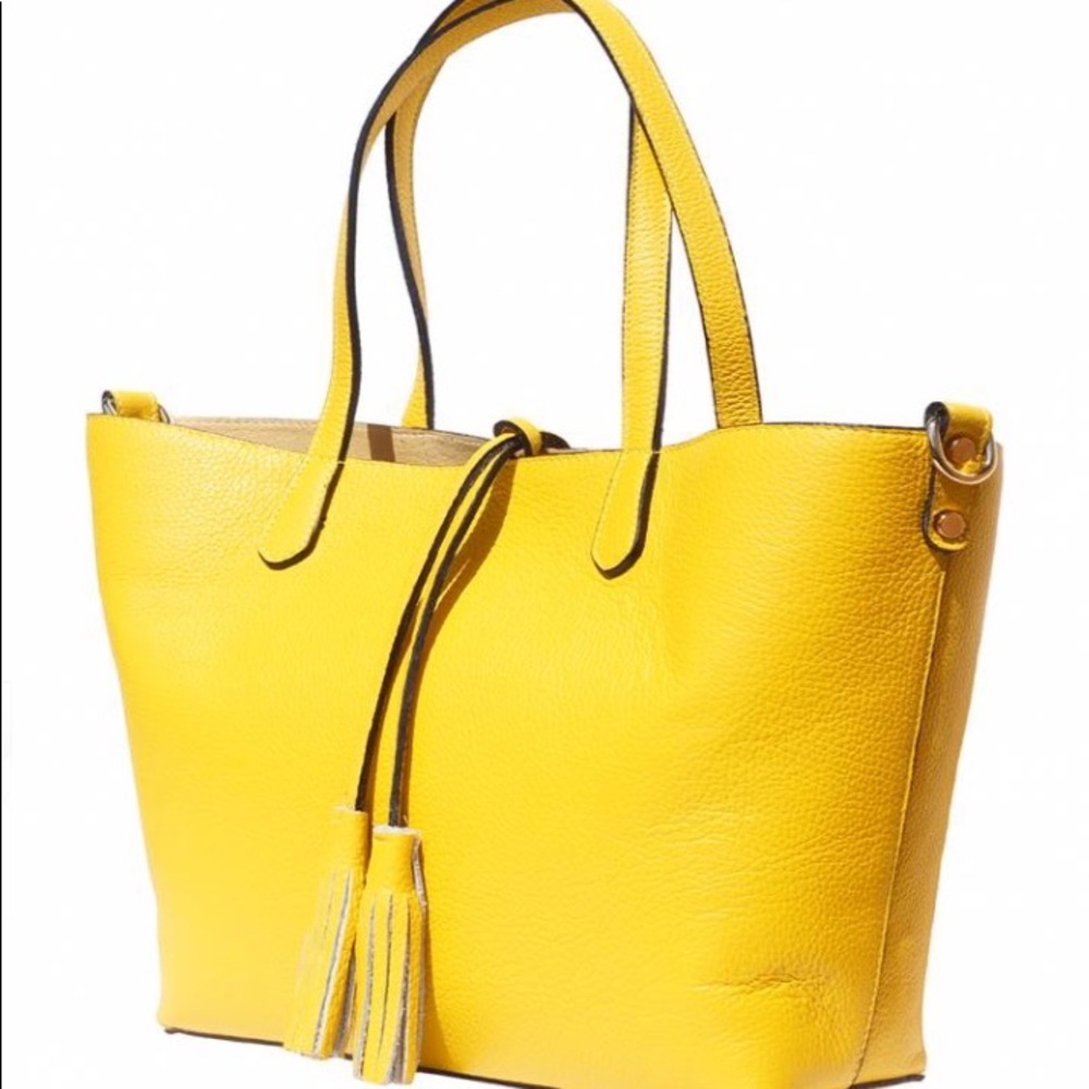 FINE ITALIAN CALFSKIN LEATHER TOTE (Looks very expensive) - Picture 3 of 14
